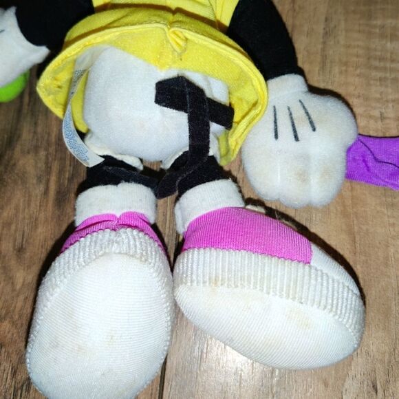 MATTEL Vintage Bean Plush Star Bean Disney MINNIE MOUSE & Mickie Mouse. Has wear - Picture 8 of 8